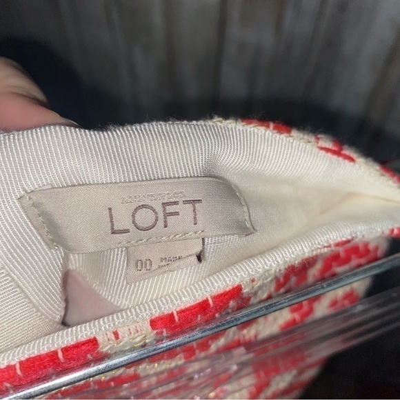 Loft Geo Jacquard Shirt Tweed Skirt - Picture 4 of 5